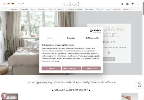 So linen! Monika Różańska Nina Wojciechowska s.c.
